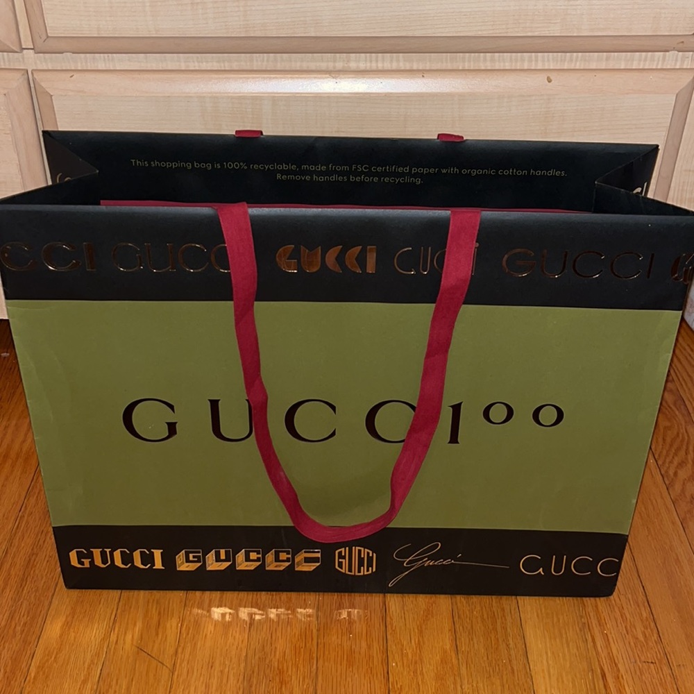 Gucci Empty Limited Edition Shopping Bag